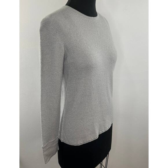 Rag & Bone Light Gray Merino Wool Linen Blend Crew Neck Long Sleeve Pullover S - Picture 1 of 7